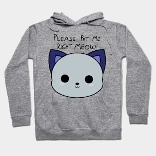 Please pet me right meow! Hoodie